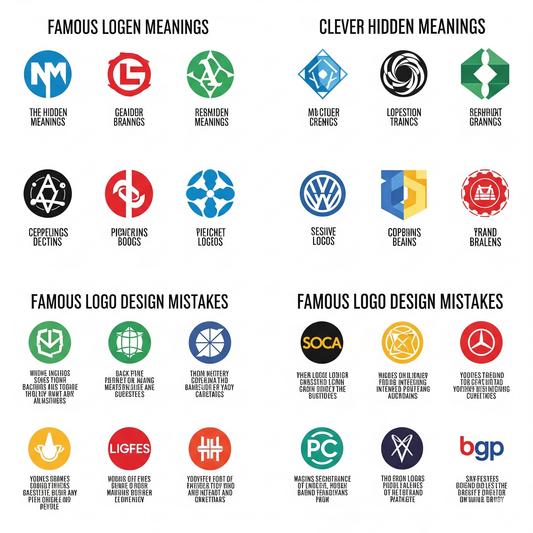 Famous Logos with Hidden Meanings + Common Logo Design Mistakes to Avoid