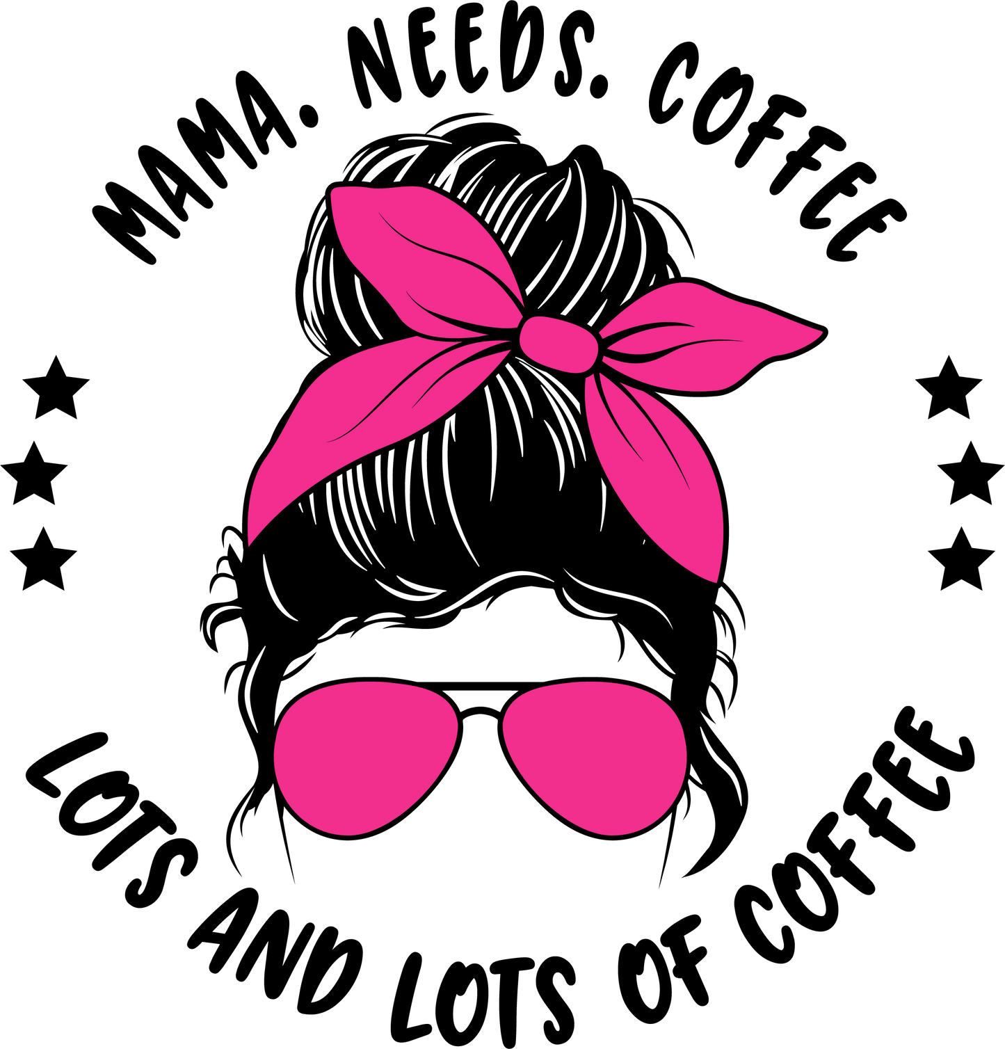 Mama Needs Coffee - Funny Mom Life T-Shirt | Relatable Unisex s/s Tee