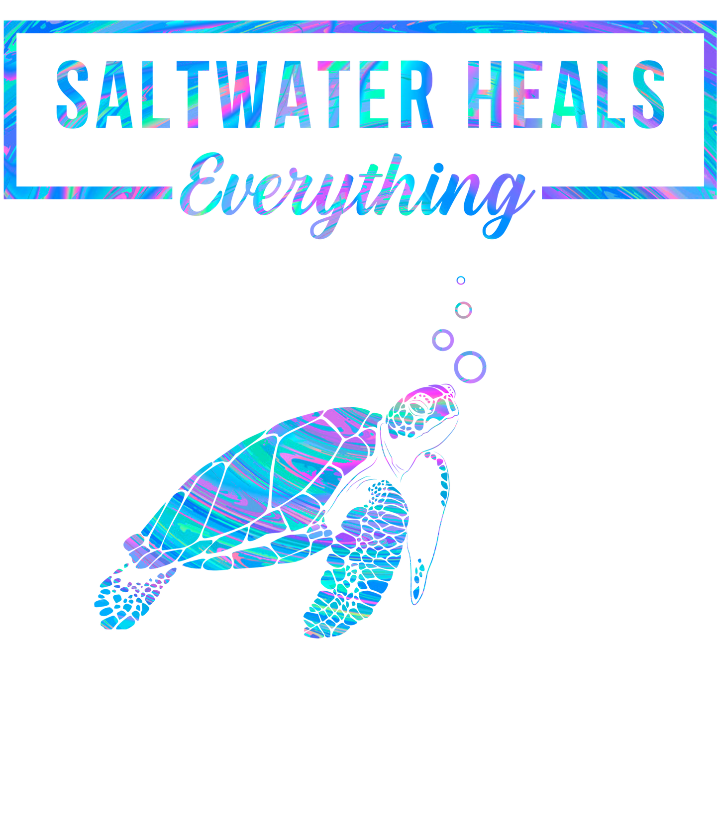 Salt Water Heals - Custom Logo & T-Shirt Design