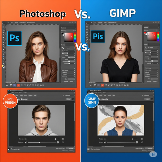 Photoshop vs GIMP: The Authentic Comparison (2025)