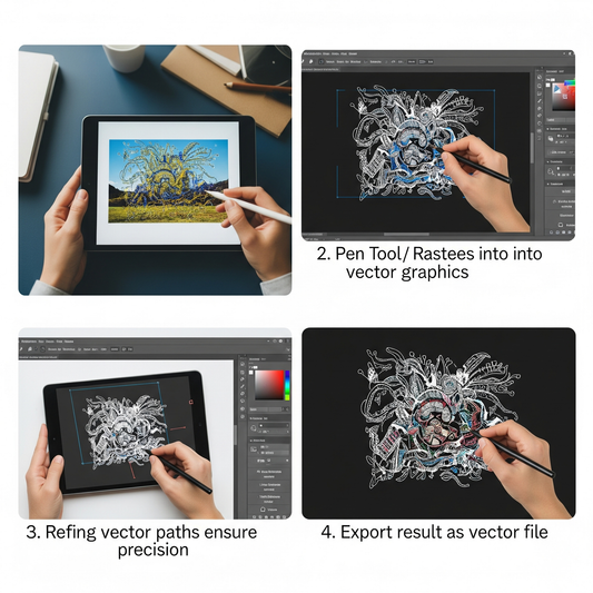 How to Convert Raster Images to Vector Graphics: Step-by-Step Guide