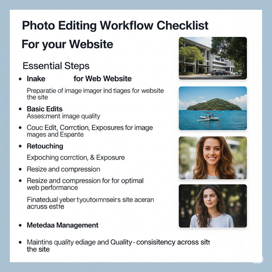 📸 The Ultimate Photo Editing Workflow Checklist