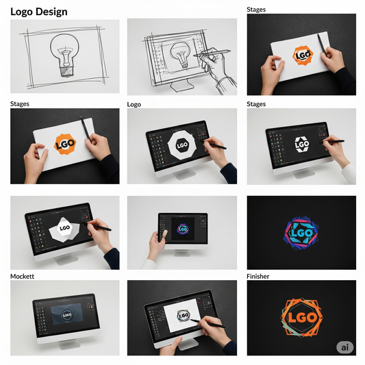 The Logo Design Process from Start to Finish: A Step-by-Step Guide for Brands and Creators