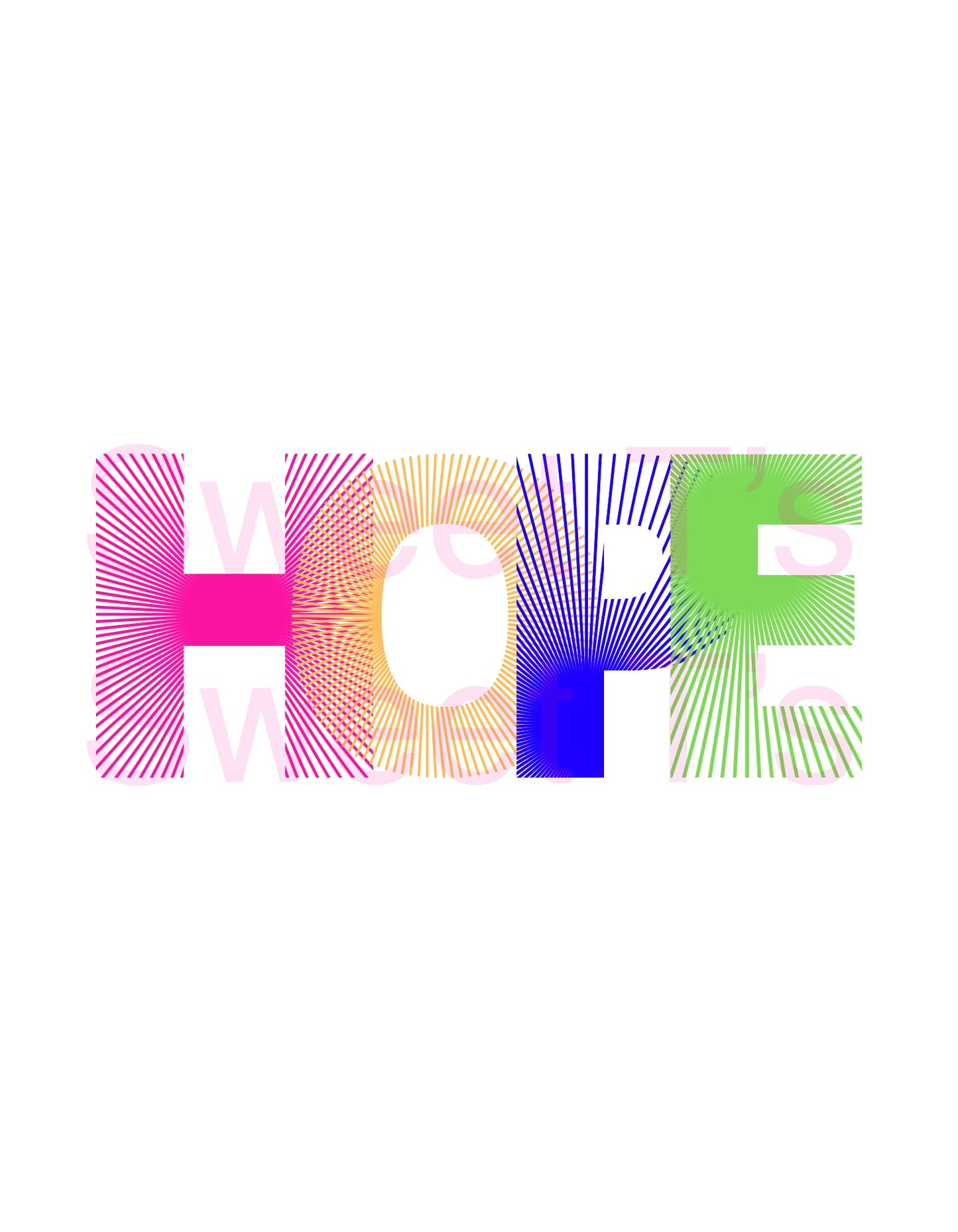 HOPE (horizontal) - Unisex s/s t-shirt