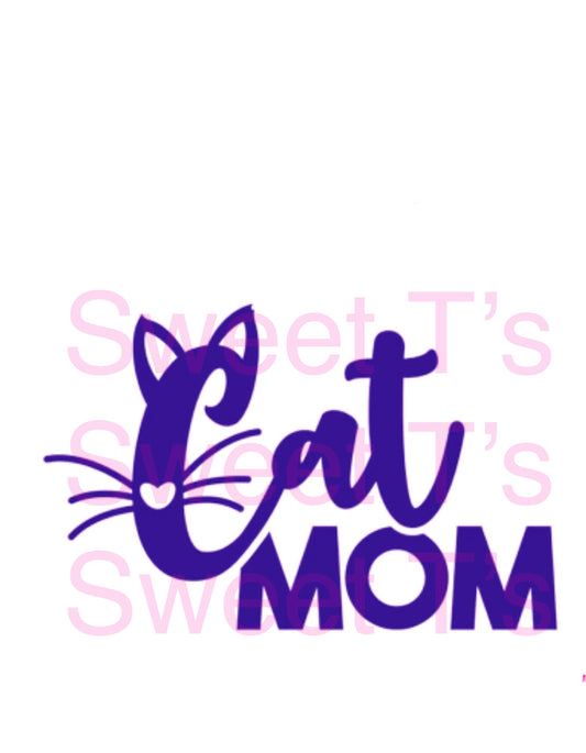 Cat Mom (stacked) - Unisex s/s t-shirt